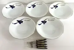 新品 BENOIR LORDET 皿　プレート　フォーク　5セット デザート皿