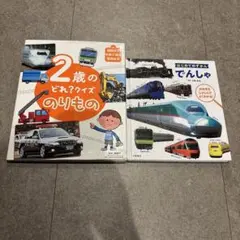 はじめてのずかん　でんしゃ　2歳のどれ？クイズのりもの　はたらくくるま　まとめ