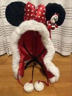 ミニーマウスファーキャップ
