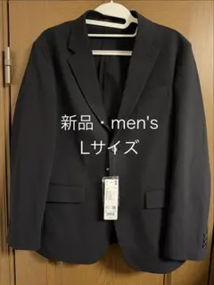ユニクロ　感動ジャケット（ウールライク）　2026年製　ブラック　Lサイズ　新品