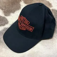 ハーレーダビッドソン　ロゴ刺繍キャップ　バイク　バイカーのサムネイル