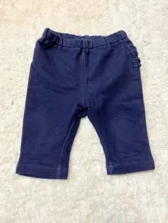 赤ちゃん本舗 70cmフリル付きネイビーパンツ