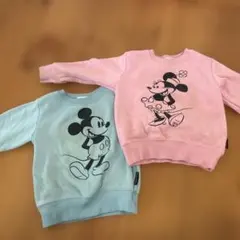 ディズニー トレーナー 2枚セット ミッキー ミニー