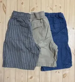 GU/UNIQLOハーフパンツ 3枚セット