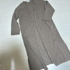 SLOBE IENA スローブイエナ　長袖 ブラウン ロングカーディガン　厚手