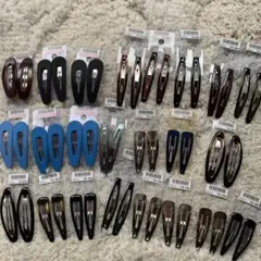 ヘアクリップセット 複数色　ヘアピンパッチン