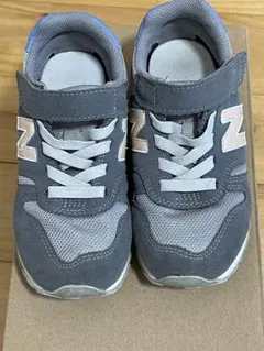 New Balance 373 グレー/ブルー スニーカー　18センチ