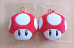 スーパーマリオ　キノコ　コインケース　2個セット