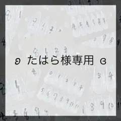 たはら様専用ページ