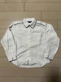 COMME CA ISM 長袖シャツ 130A ホワイト