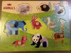 Ed.Inter 木製パズル ANIMALS 知育玩具のサムネイル