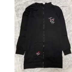 【M〜Lサイズ】クロミ パーカー サンリオ 耳付き ブラック 地雷 サブカル