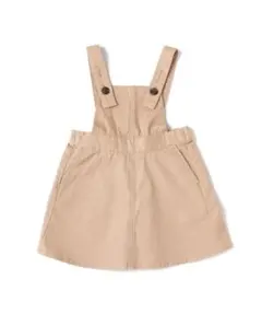 petit main(プティマイン) サロペット ジャンスカ ベージュ100cm