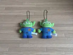 リトルグリーンメン ぬいぐるみバッジ 2点