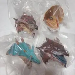 一番くじ モンスターハンターワイルズ　C賞モンスターヘッドマグネット 4種セット