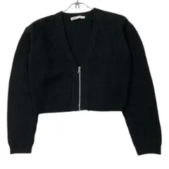 美品 ZARA ニットジャケット レディースM