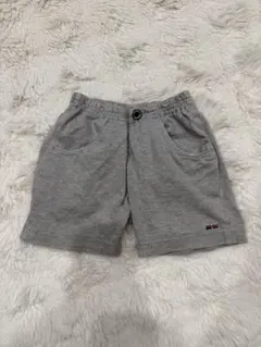 familiar グレー ポケット付きパンツ 電車刺繍