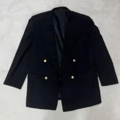 DAKS ダックス 紺ブレザー ダブル 金ボタン ウール100% 日本製のサムネイル
