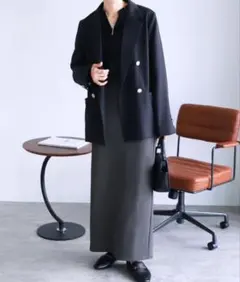 reca ロングタイトスカート　グレー　tallサイズ