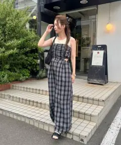 新品【Kastane】2pieceカットアウトサロペットのサムネイル