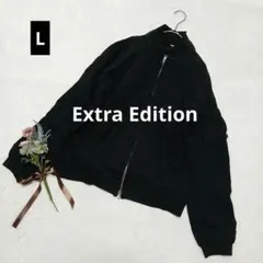 1918ꕤエクストラエディション ジップアップジャケット ブルゾン【L】黒