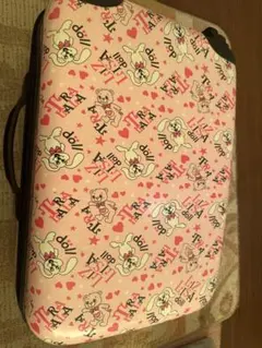 ピンクハート柄キャリーケース