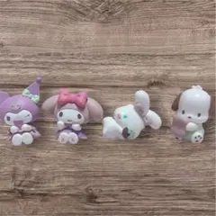 サンリオ　おうちタイムフィギュア　ラテカラー　4種セット