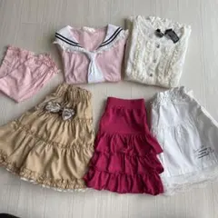 女の子130〜　５点セット