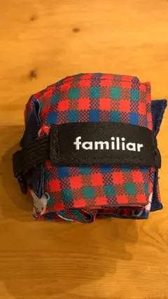 未使用 familiar シュパット ミニマル S 赤チェック エコバッグ - メルカリ