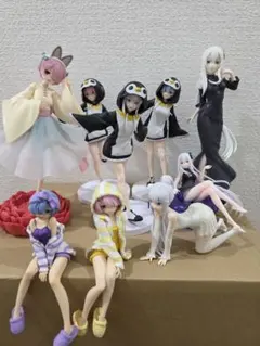 菫*様 Re:ゼロから始める異世界生活 フィギュア 9体まとめ売り