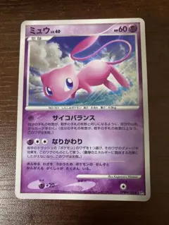 ポケモンカード ミュウ LV.40 ひかる闇 DPBP#182 - メルカリ