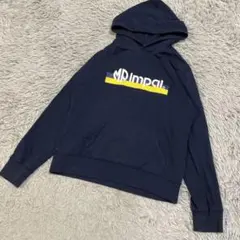 impal インパル　スウェットパーカー　ビッグロゴ　ハンドボール　ネイビー　M