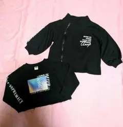 ANAP ブラック トレーナー セット