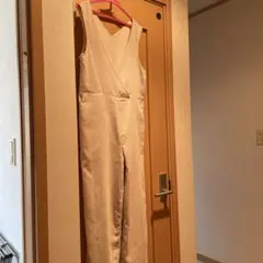 サロペット　コーデゥロイ　ホワイト