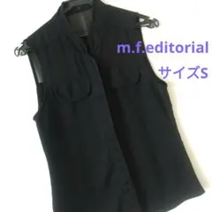 【極美品】トップス ブラウス ノースリーブ ブラック 黒