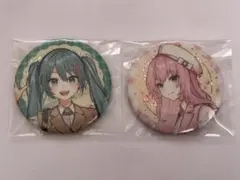 プロセカ クリフェス 2025 ホログラム缶バッジ 初音ミク 巡音ルカ