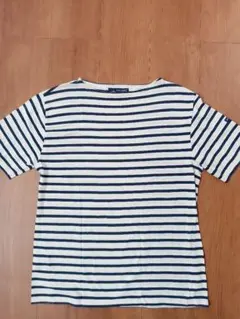 値下げ！SAINT JAMES ボートネック Tシャツ 白/紺ストライプ