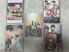 ハイキュー!!　happyくじ G賞 ポストカードブック全5種コンプリート