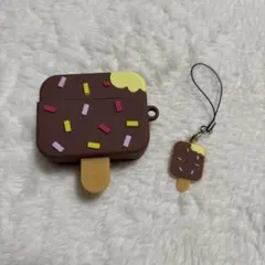 ❤️かわいい❤️ AirPods Pro ケース アイスクリーム キーホルダー
