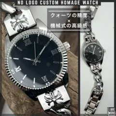 MOD サファイア風防 スイープ運針 黒文字盤ブラック シンプル y2k 