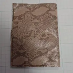 お薬手帳カバーハンドメイドレザークラフト