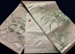 【未使用】袋帯　金森一博　漆芸　蘭　六通 未使用】袋帯 金森一博 漆芸 蘭 六通 - メルカリ