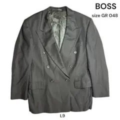 ボス　BOSS テーラードジャケット ブラック　ダブル GR 048 L9のサムネイル