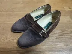 vintage cole haan suede loafer italy