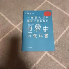 一度読んだら絶対に忘れない世界史の教科書 山﨑圭一　中古品