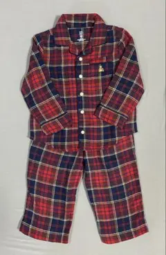 baby GAP チェック柄 パジャマ 上下セット 2歳のサムネイル