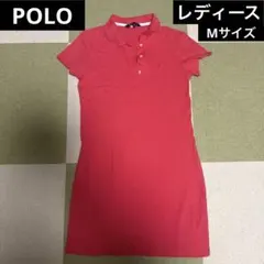 POLO SPORT ピンク ポロワンピース M