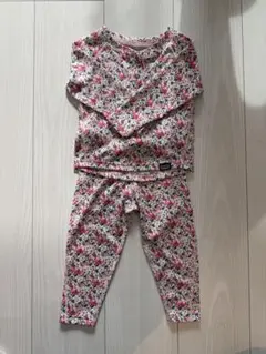 パタゴニア 花柄 Capilene 上下セット 12-18M 新品タグ無し