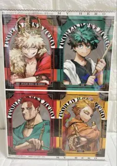 僕のヒーローアカデミア 最強ジャンプ 十傑 ステッカー ワンピースカード