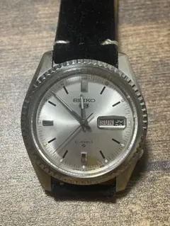 SEIKO5 6119-8030 가동품 실버